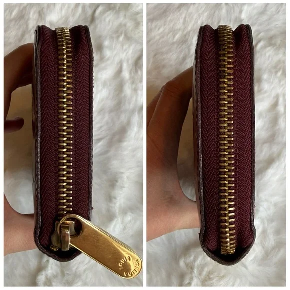 Louis Vuitton Vernis Amarante Patent Leather Zip Around Wallet - Picture 7 of 14